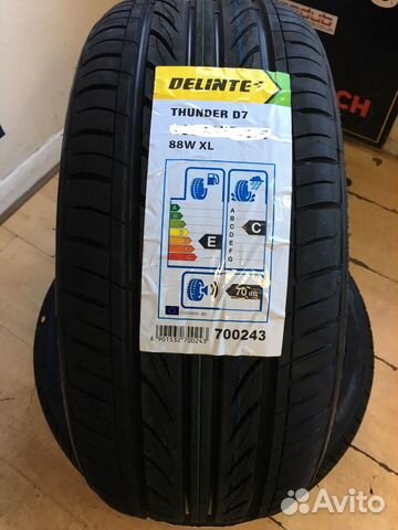 215 55 17 Delinte D7 новые летние шины / r17