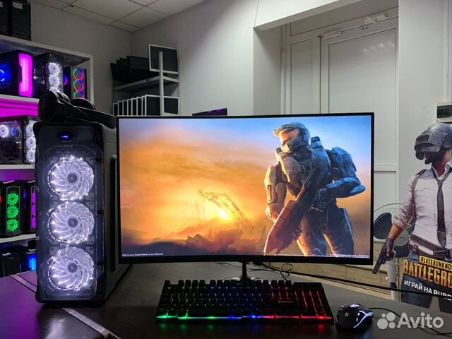 Игровой Ryzen 5 2600 GTX 1080ti 11gb 16GB SSD 240g