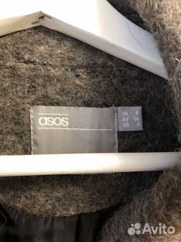 Пальто oversize ASOS подойдёт для беременных р.S