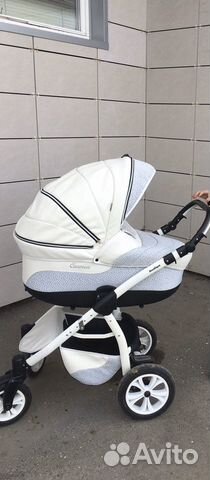 Коляска Indigo Carmen 2в1 эко кожа Коляска Indigo Carmen 2в1 эко кожа