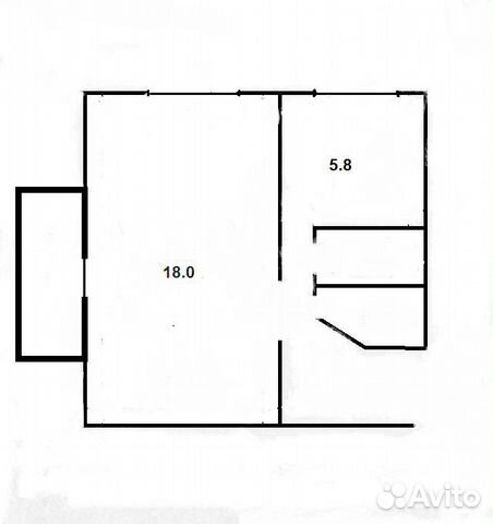 1-к квартира, 31.1 м², 4/5 эт.