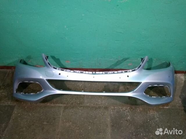 Бампер передний мерседес 205 С классик серебро
