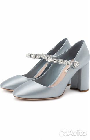 Туфли сатиновые Miu Miu Туфли сатиновые Miu Miu