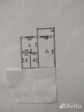1-к квартира, 33 м², 5/10 эт.