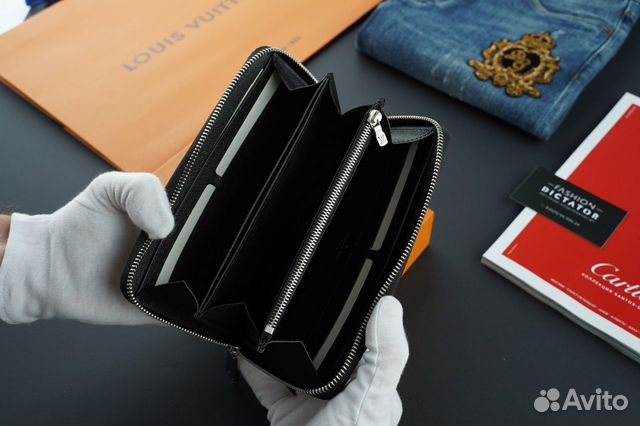 Кошелек клатч на молнии портмоне Louis Vuitton LV Кошелек клатч на молнии портмоне Louis Vuitton LV