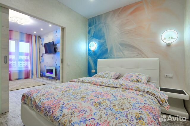 

1-к. квартира, 52 м², 3 кровати