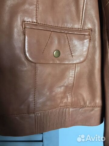 Куртка кожаная натуральная кожа новая Promod