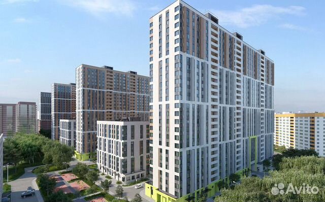 2-к квартира, 62.8 м², 2/25 эт.