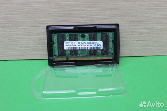 DDR2 2Gb 800MHz samsung M470T5663QZ3-CF7. SO-dimm