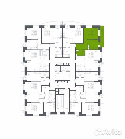 1-к квартира, 40.6 м², 17/17 эт.