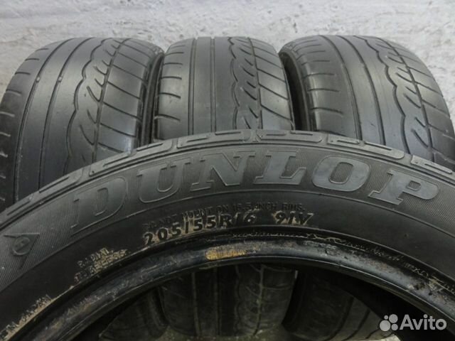 205/55R16 Dunlop SP Sport 01,бу,2 шины