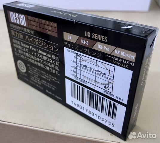 Аудиокассета Sony UX S 60 min Аудиокассета Sony UX S 60 min