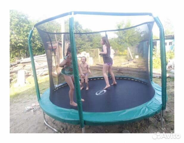 Батут 305 см для дачи (домашний)