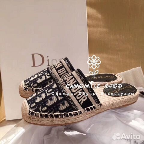 Эспадрильи Christian Dior (36-41) Luxe Эспадрильи Christian Dior (36-41) Luxe