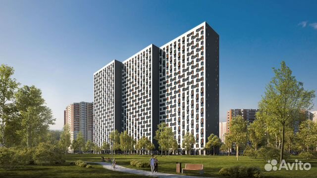 2-к квартира, 60.2 м², 19/25 эт. 2-к квартира, 60.2 м², 19/25 эт.