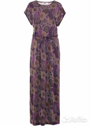 Макси-платье с фантазийным принтом Макси-платье с фантазийным принтом