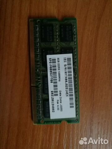 Оперативная память samsung 2GB 2Rx8 PC3-8500S-07-1 Оперативная память samsung 2GB 2Rx8 PC3-8500S-07-1
