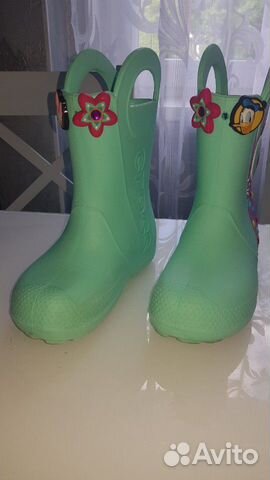 Сапоги резиновые детские crocs С13 (30-31)