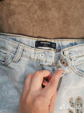 Джинсы Mango для девочки 4-5 лет рост 110-116