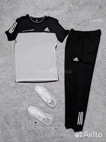 Спортивный костюм adidas футболка + штаны