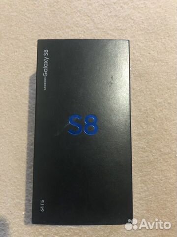Коробка от Samsung galaxy s8