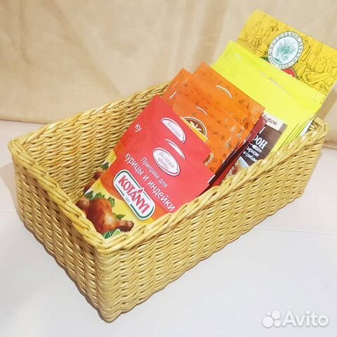 Плетеный короб для специй Плетеный короб для специй