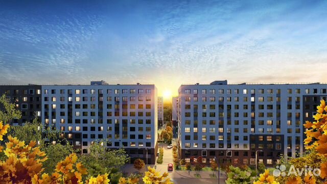 2-к квартира, 53.6 м², 4/10 эт.