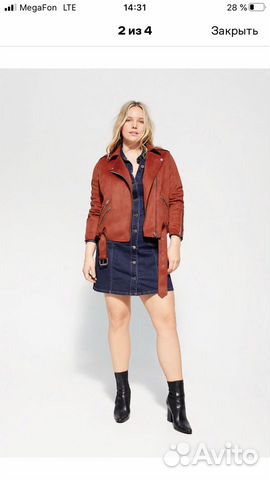 Куртка-косуха Violeta by Mango, размер S (50) Куртка-косуха Violeta by Mango, размер S (50)