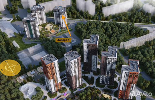 1-к квартира, 38.9 м², 2/17 эт.