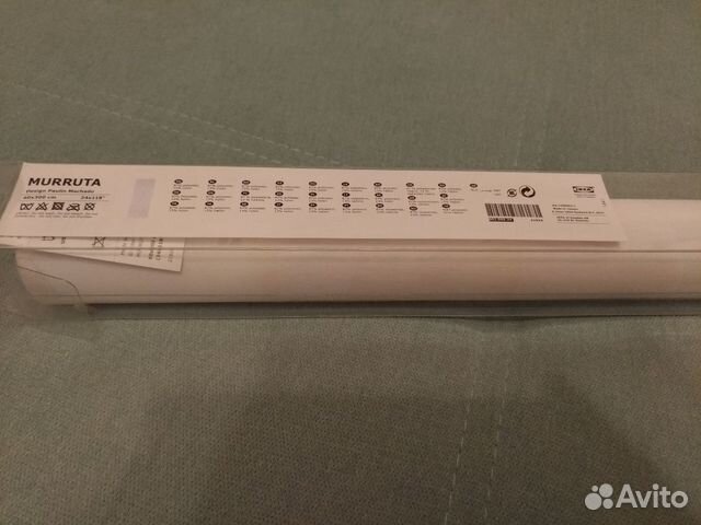 Штора IKEA Murruta 60*300 и панель держатель Kvart Штора IKEA Murruta 60*300 и панель держатель Kvart