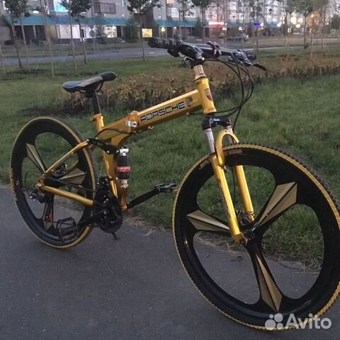 Велосипед на литых дисках