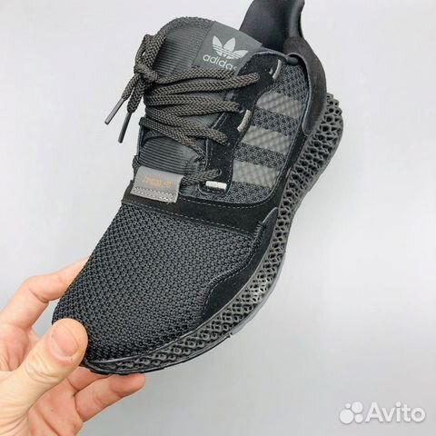 Кроссовки Adidas ZX 4000 4D черные Кроссовки Adidas ZX 4000 4D черные