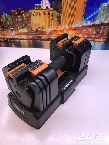 Регулируемая гантель torneo power line