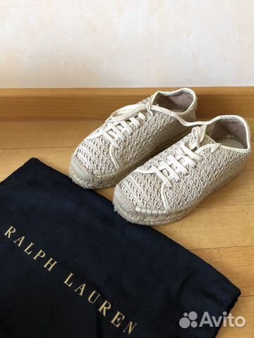 Модные кеды эспадрильи Ralph Lauren оригинал Модные кеды эспадрильи Ralph Lauren оригинал