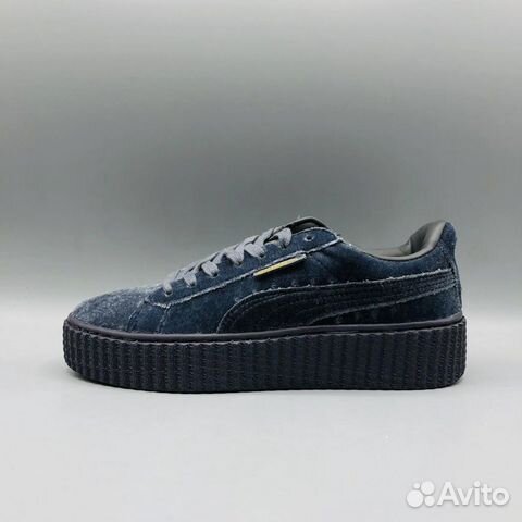Кроссовки Puma x Rihanna Creeper Velvet Gray Кроссовки Puma x Rihanna Creeper Velvet Gray