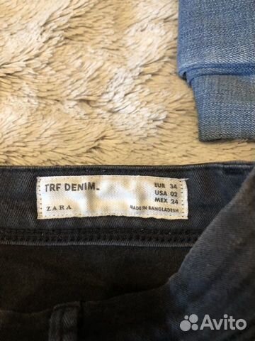 Джинсы чёрные zara. Брюки. Штаны