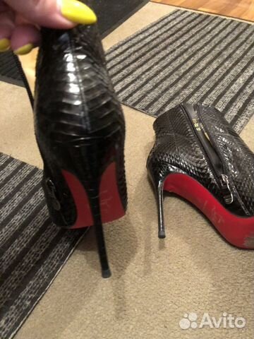 Ботильоны питон louboutin;ботильоны из питона б/у Ботильоны питон louboutin;ботильоны из питона б/у
