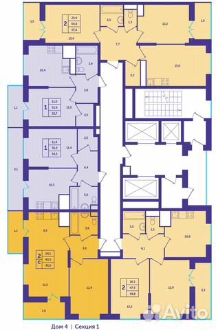 1-к квартира, 32.7 м², 25/25 эт. 1-к квартира, 32.7 м², 25/25 эт.