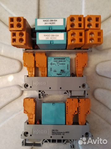 Реле wago 24в/220в