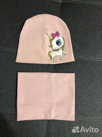 Комплект шапка и снуд