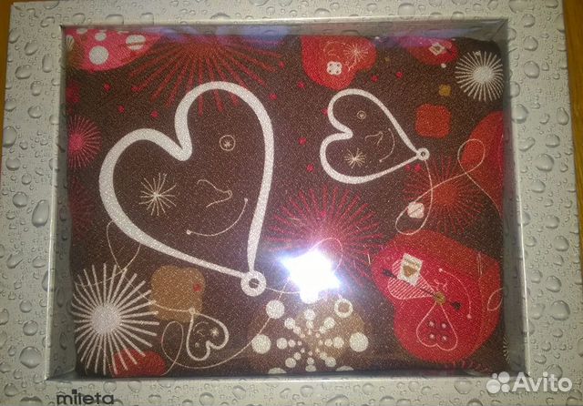 Скатерть-наперон 80х80 пэ плотный