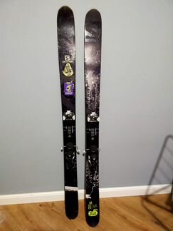 Горные лыжи salomon rocker2 108 + скитур крепления