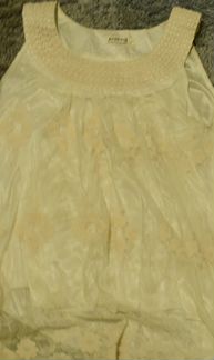 Топ белый кружевной