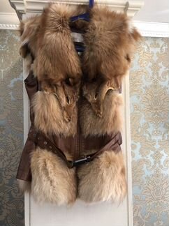 Жилет из лисицы