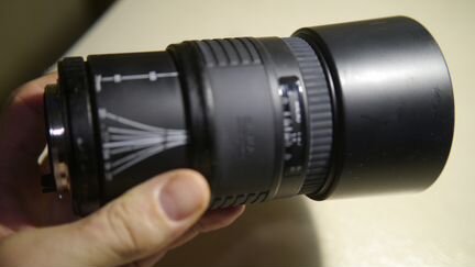 Sigma UC zoom pentax 70-210 4-5,6 AF и бленда