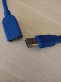 USB3.0 удлинитель кабель 0.5метра (питание+данные)