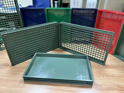 Ящики пластиковые с усиленным дном 740х440х70