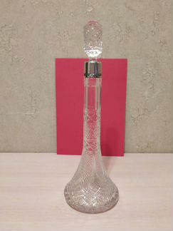 Графин хрусталь серебро СССР