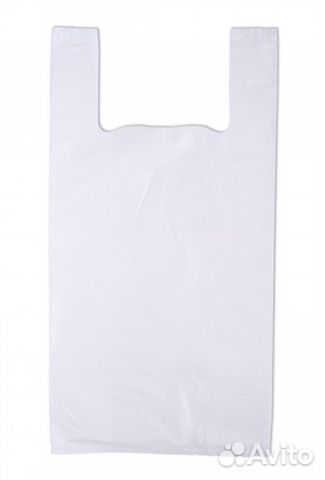 Пакеты майка пнд, с ручками белый или с рисунком