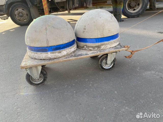 Бетонные полусферы